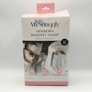 My Snuggly Newborn Bassinet Insert for Halo Bassinet - New in Box / White